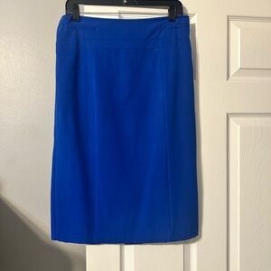 New York & Company Blue Pencil Skirt